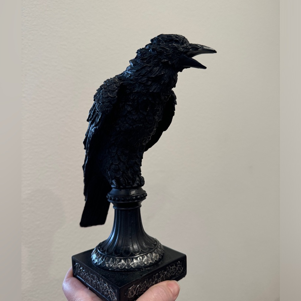 Crow taper Candle Holders pair - Picture 15 of 16